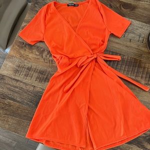 Bright Orange Dress NWOT
